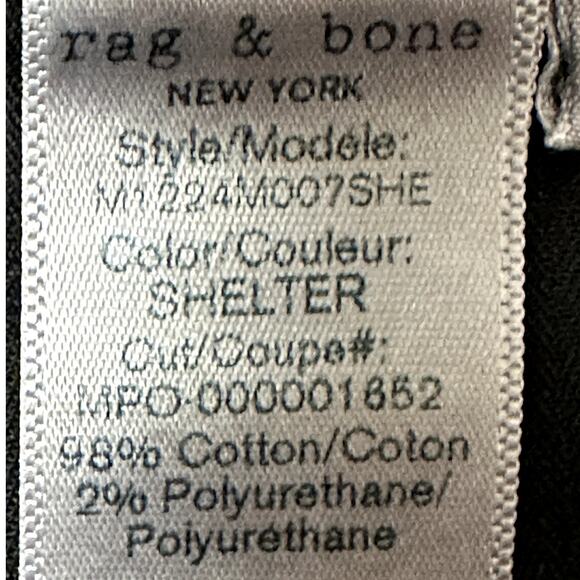 Rag & Bone Fit 1 Slim Men Jeans in Shelter Size 31 Low Rise Extra Slim Fit Urban - Picture 10 of 11